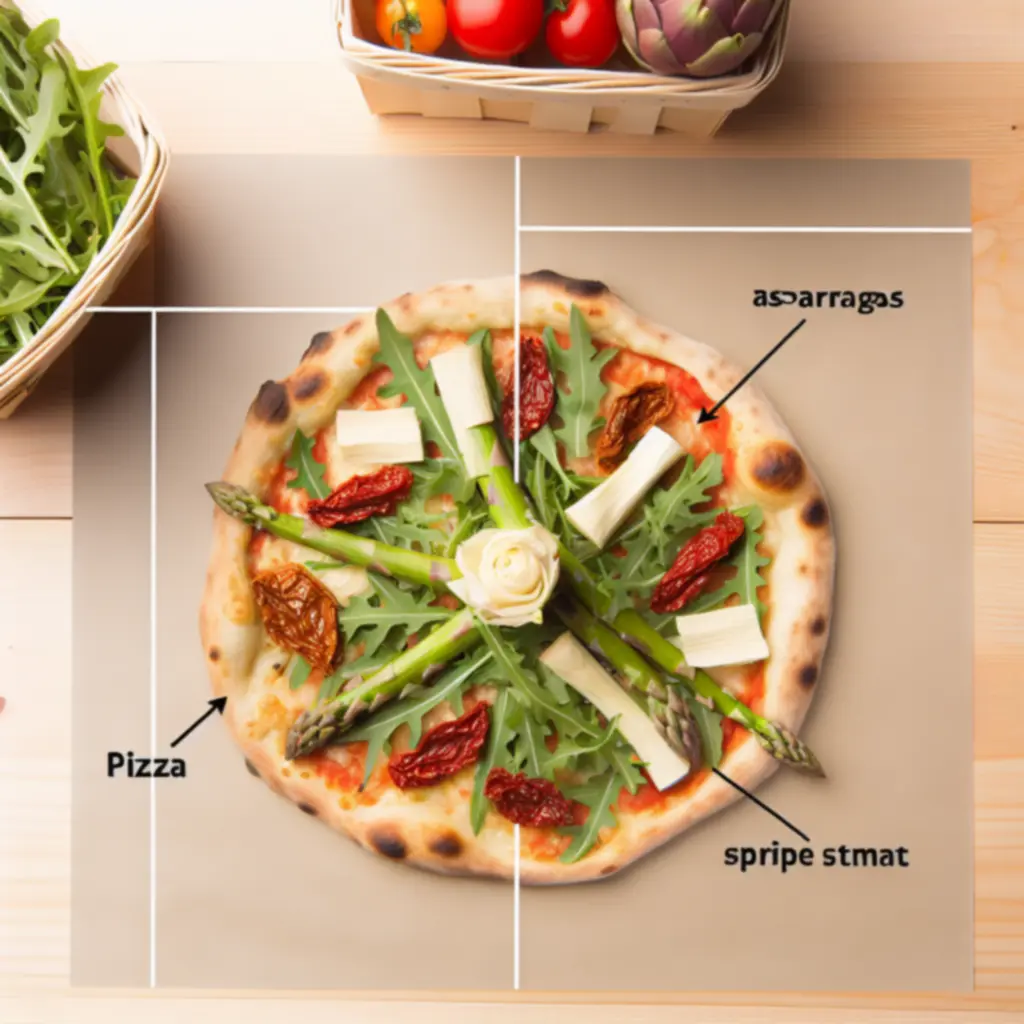 Szezonális, friss alapanyagokból készült különleges pizza